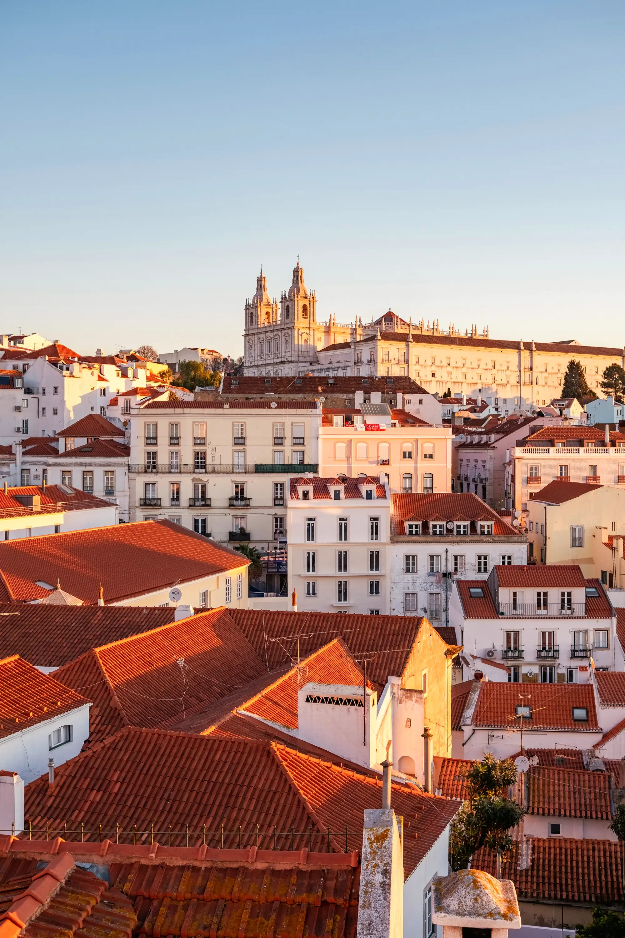 Les toits d’Alfama et le monastère de São Vicente